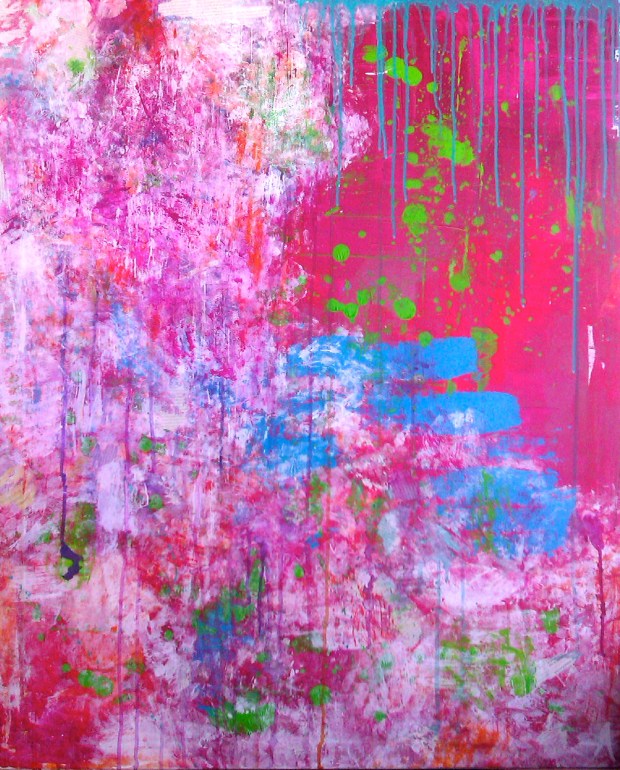 Técnica mixta sobre lienzo, 81x100cm, 650€. Vendido/verkauft