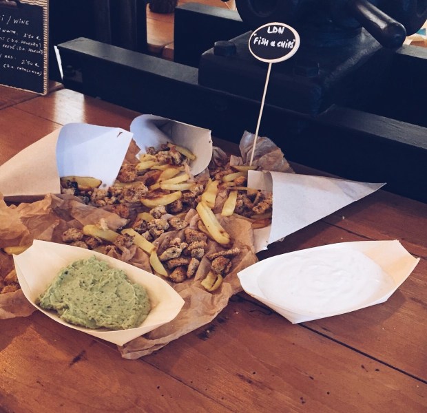 "fish and chips" London